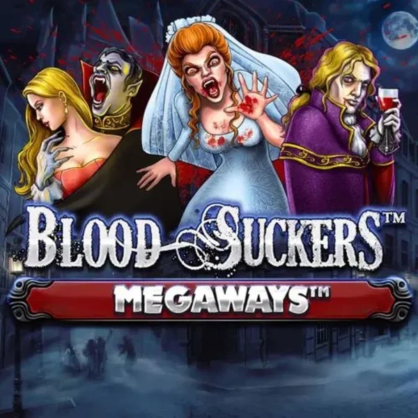 Blood Suckers Megaways logo – Slots by Red Tiger Gaming at Cowboy Spin Casino