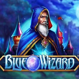 Blue Wizard slot logo by Quickspin at Cowboy Spin Casino