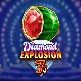 Diamond Explosion 7s online game logo by RubyPlay on cowboyspincasino.at