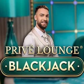 Privé Lounge Blackjack online game logo by Pragmatic Play on cowboyspincasino.at